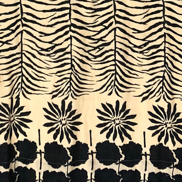 Free People Zebra Flower Pattern Cotton Dress - Picture 3 of 6